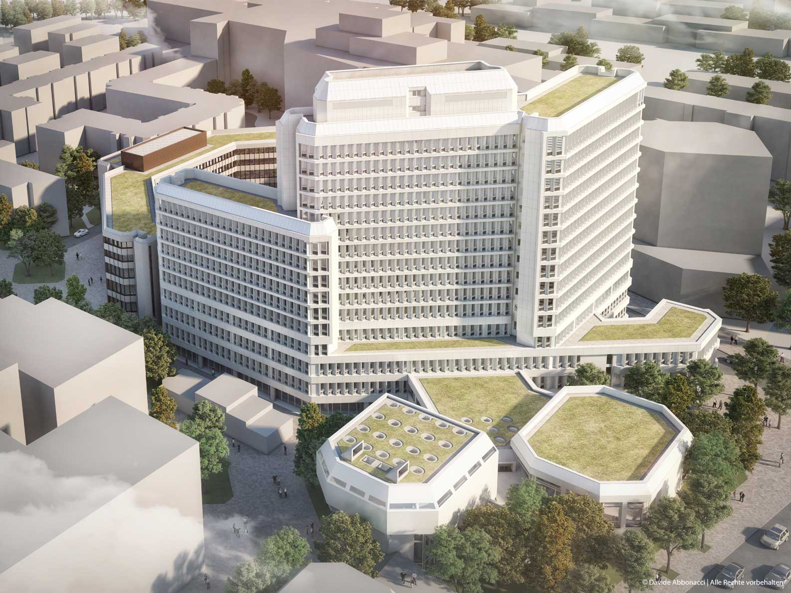 Lux 121 - Justizzentrum Köln | GBP Architekten | 2022 Projektvisualisierung &nbsp;