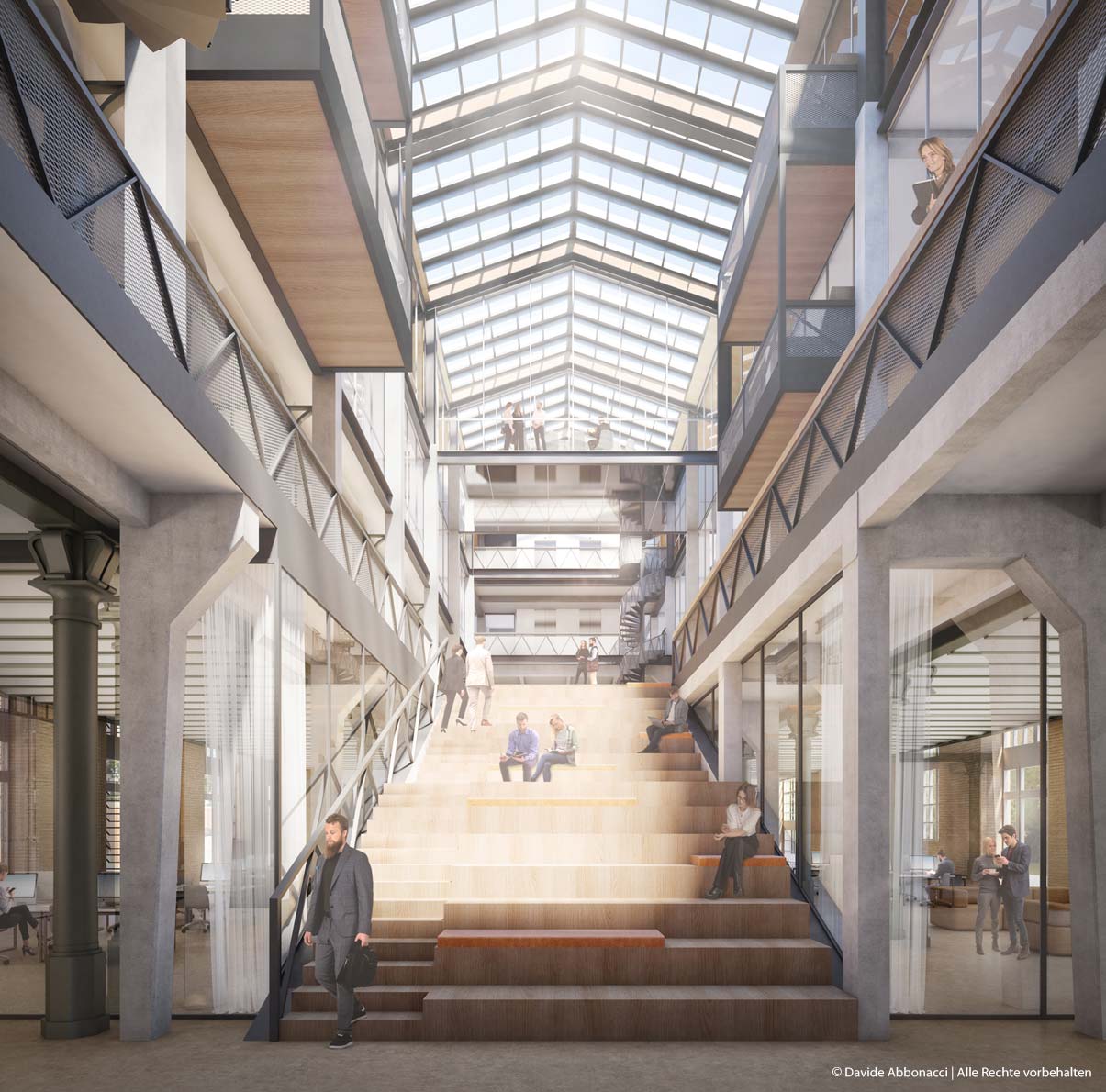 The Foundry - Bürocampus, Berlin-Spandau | GBP Architekten | 2021 Projektvisualisierung&nbsp;