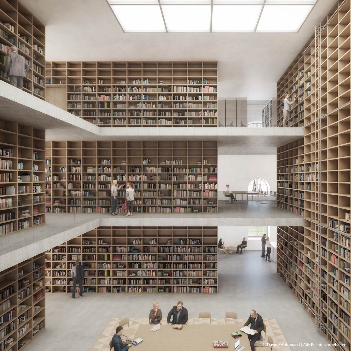 Archiv der Avantgarden, Dresden | Georg Scheel Wetzel Architekten | 2017 Wettbewerbsvisualisierung  &nbsp;