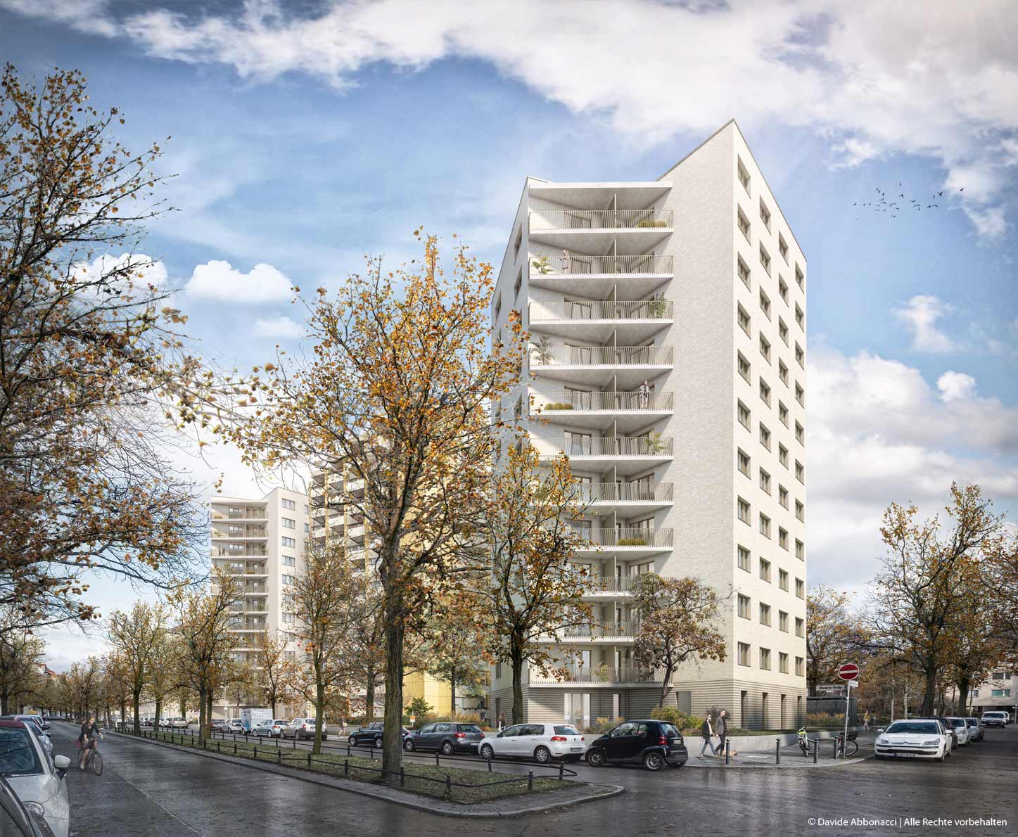 Wohnungsbau Am Mühlenberg, Berlin-Schöneberg | brh Architekten + Ingenieure | 2021 Projektvisualisierung  &nbsp;