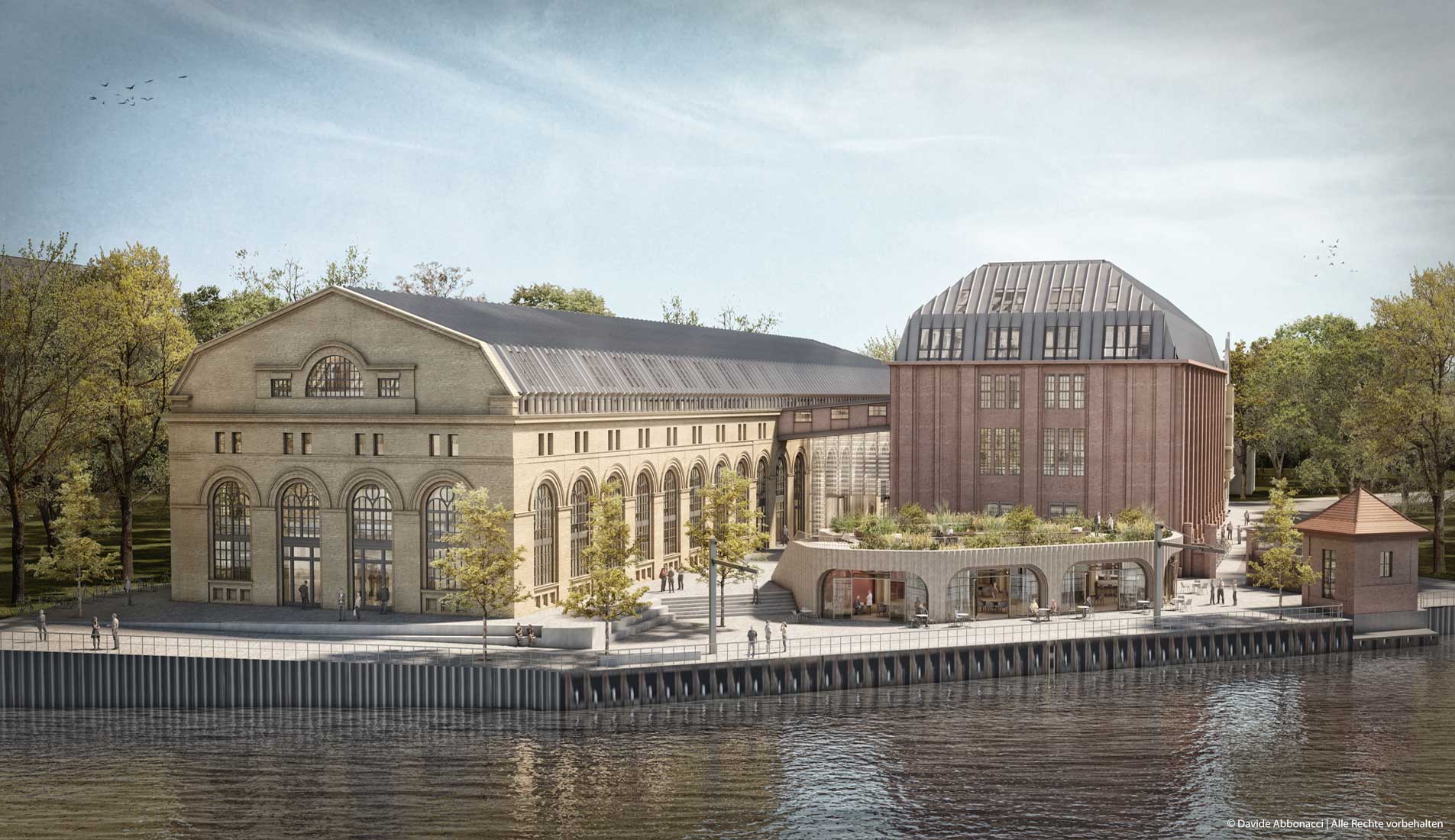 The Foundry - Bürocampus, Berlin-Spandau | GBP Architekten | 2021 Projektvisualisierung  &nbsp;