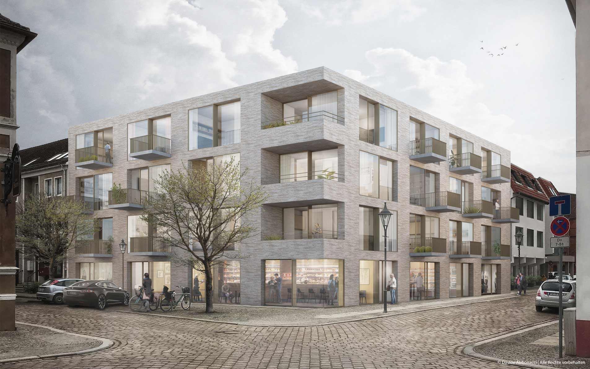 Studios in Fürstenwalde, Berlin | KOPI Architektur | 2021 Projektvisualisierung  &nbsp;