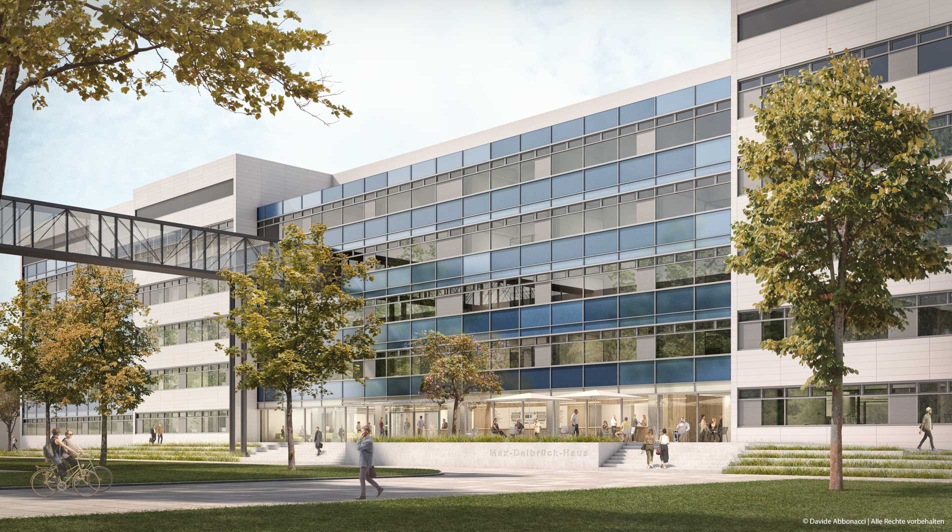 Sanierung Max-Delbrück-Haus, Berlin-Buch | Erchinger Wurfbaum Architekten | 2023 Wettbewerbsvisualisierung | 1. Preis &nbsp;