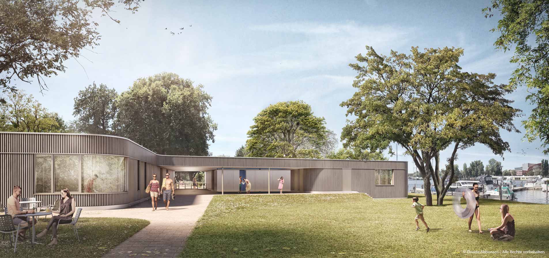 Stadtbad Park Babelsberg, Potsdam | Galandi Schirmer Architekten + Ingenieure | 2022 Projektvisualisierung&nbsp;