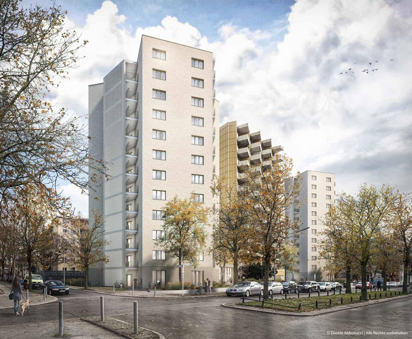 Wohnungsbau Am Mühlenberg, Berlin-Schöneberg | brh Architekten + Ingenieure | 2021 Projektvisualisierung&nbsp;