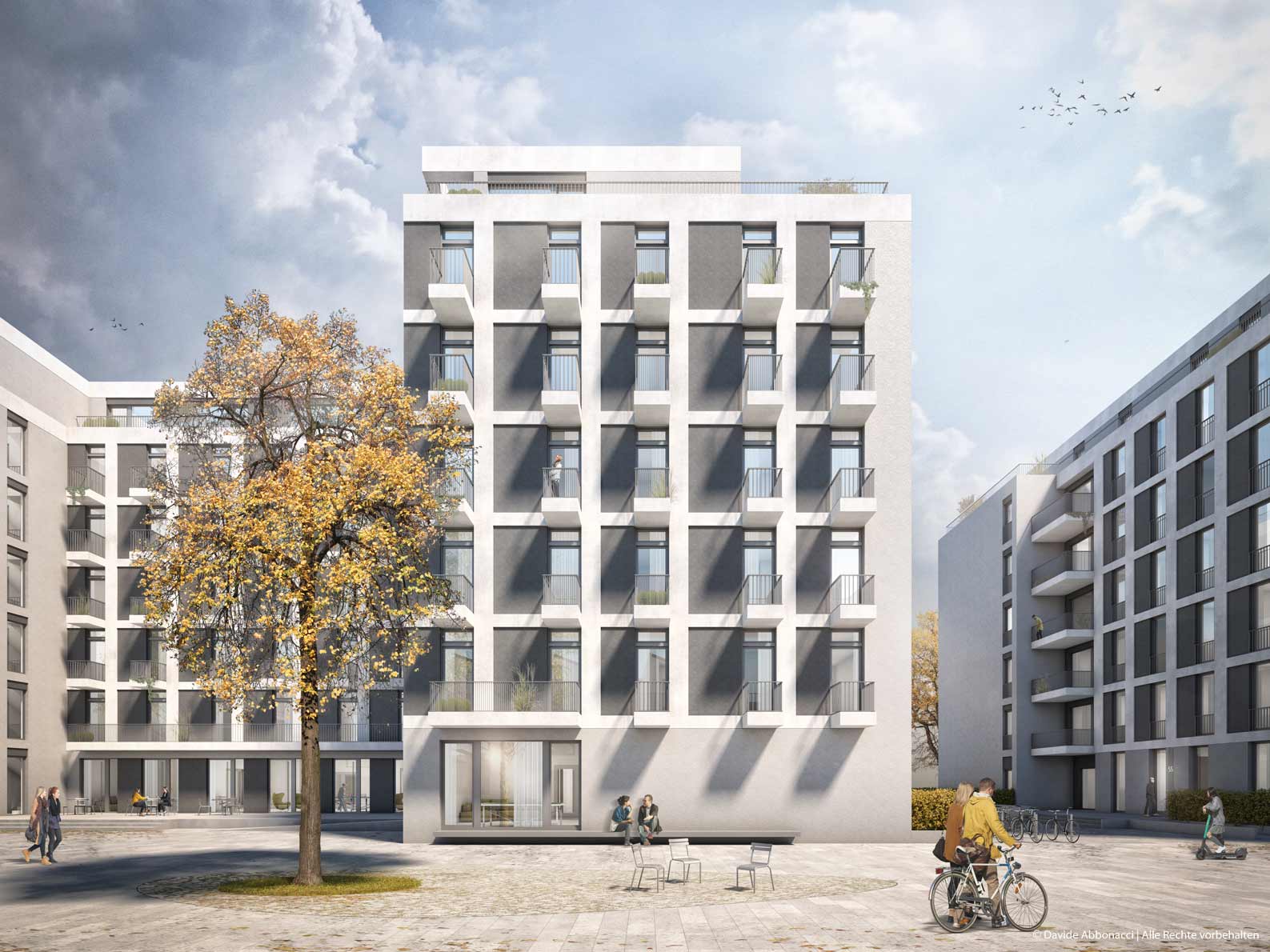 Collective Diversity, Carossa Areal, Spandau | Dierks & Cramer Architekten | 2021 Projektvisualisierung  &nbsp;