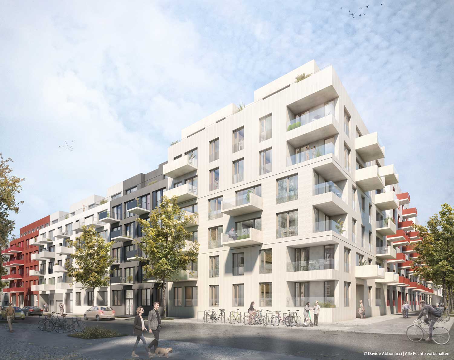 Wohnbebauung Quedlinburger Straße, Berlin | KSP Jürgen Engel Architekten | 2021 Projektvisualisierung  &nbsp;